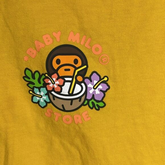 (A3) BABY MILO BAPE SHORT FIT T-SHIRT, size M - Picture 7 of 10
